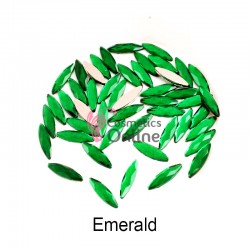 Cristale pentru unghii Marquise, 10 bucati Cod MQ060K Emerald
